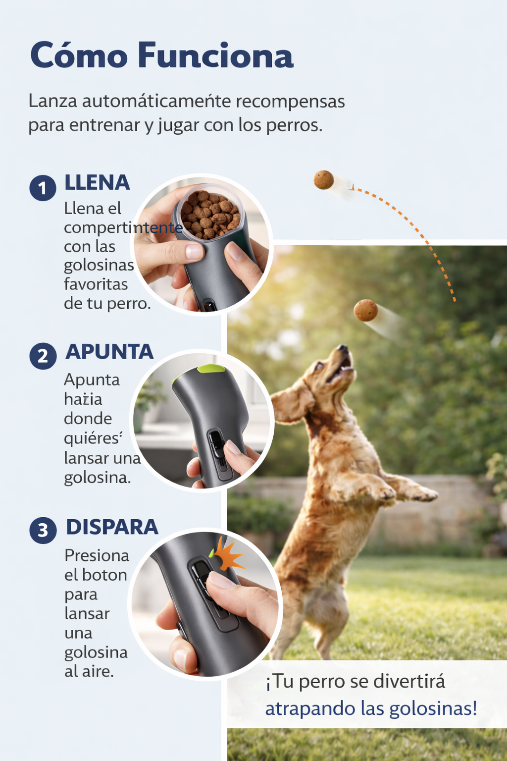 Juguete Lanzador Comida Aperitivos