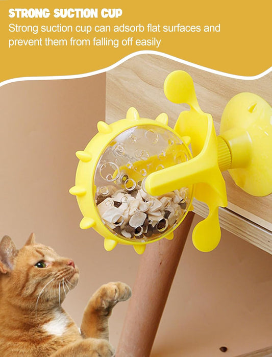 Rueda de comida para gatos