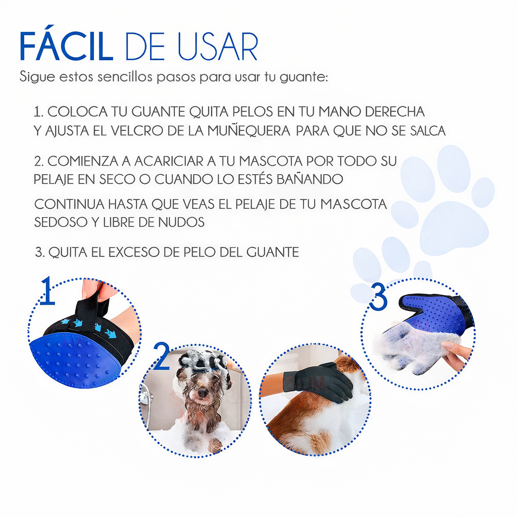 Guante Quita Pelo Y Masajeador